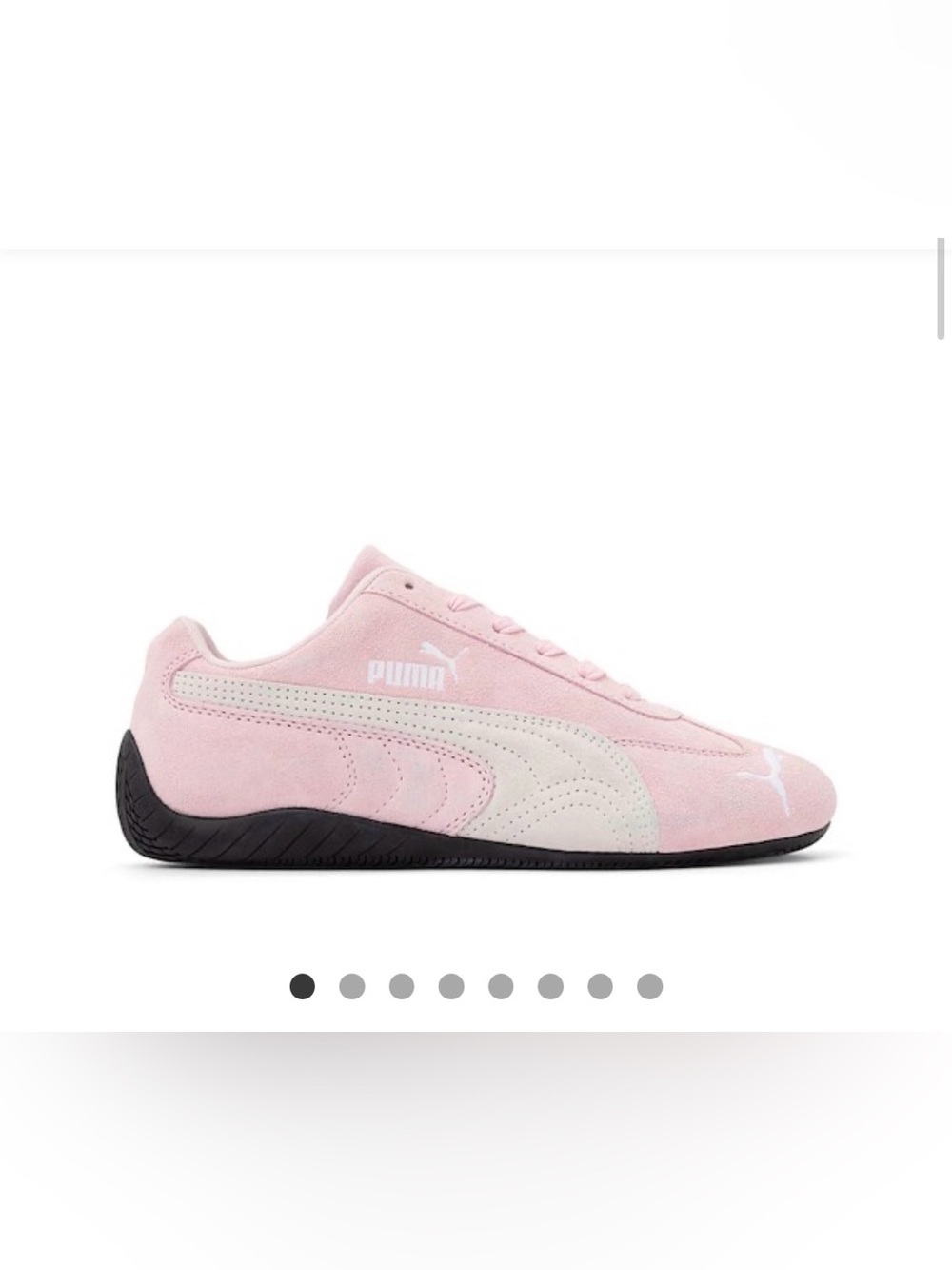 PUMA Speedcat OG Pink Suede Low-Profile Sneakers - Picture 2 of 8